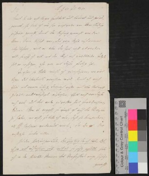 Brief von Gottfried August Bürger an Johann Christian Dieterich, 20.07.1780