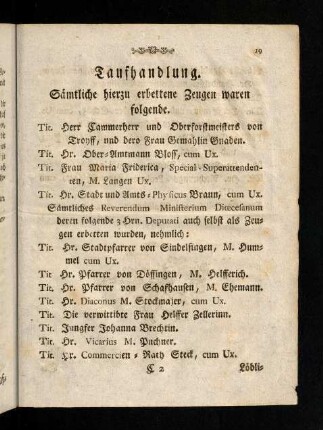 19-20, Taufhandlung.