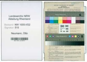 Entnazifizierung Otto Neumann , geb. 08.08.1898 (Kaufm.Angestellter)