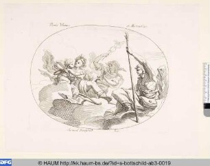 Paris, Merkur, Venus und Amor