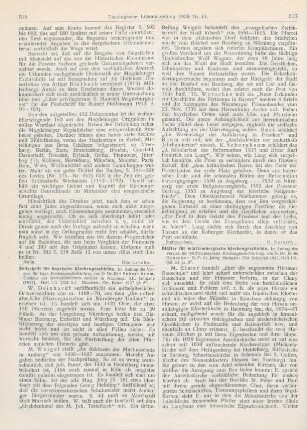 316-317 [Rezension] Blätter für württembergische Kirchengeschichte; 41 Jahrg.