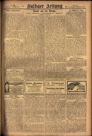 Dritte Ausgabe vom Sonntag, den 05. Dezember 1926.