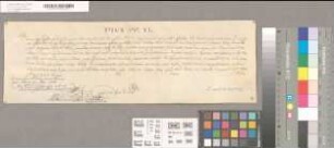 Ablaßbrief des Papstes Pius VI. zu Gunsten des Klosters Benninghausen.