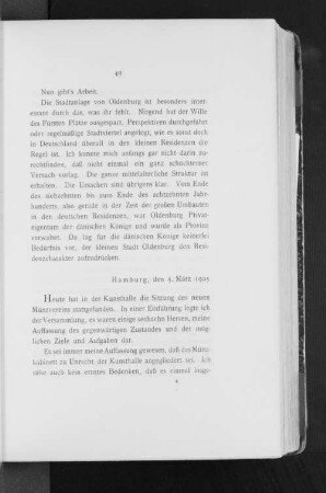 Hamburg, den 5. März 1905