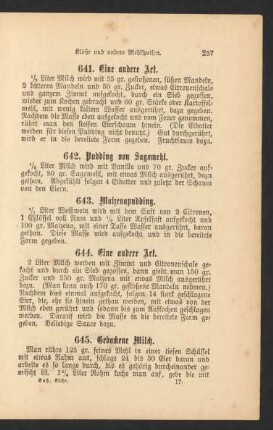 645. Gebackene Milch.