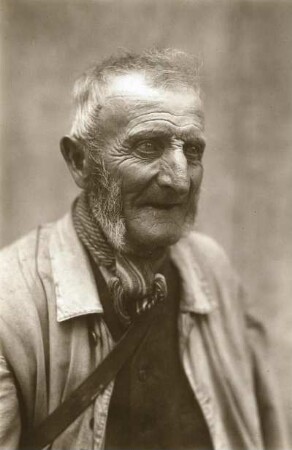 Lausitzer Type : Portrait eines alten Mannes