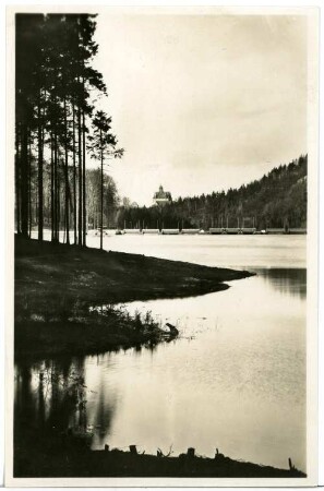 Kriebstein. Stausee und Burg