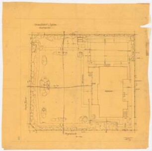 Villa Dr. Richard Schöne, Berlin-Grunewald: Gartenplan, 1:100