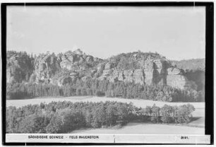 Sächsische Schweiz. Fels Rauenstein
