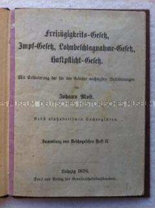 Reichsgesetze für Arbeiter