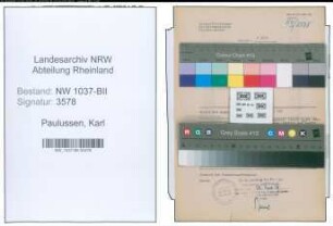 Entnazifizierung Karl Paulussen , geb. 18.06.1902 (Rektor)