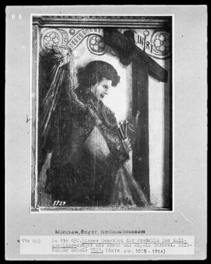 Salinenaltar — Das von Petrus und Paulus präsentierte Sudarium von Engeln flankiert
