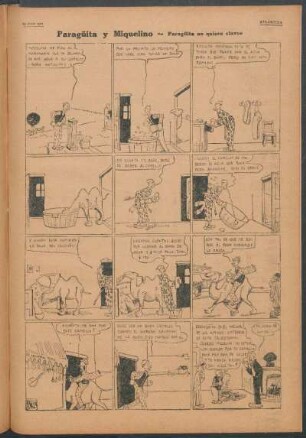 Paragüita y Miquelino. - [Cómic] : Paragüita no quiere clavos