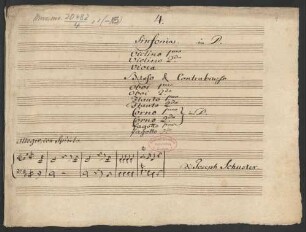Sinfonien; orch; D-Dur