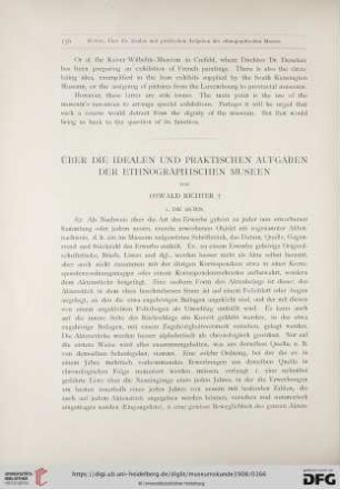4: Über die idealen und praktischen Aufgaben der ethnographischen Museen, [1]