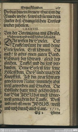 CXXXVIII. Von der Vereinigung mit Christo