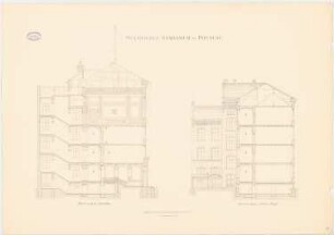 Königliches König-Wilhelms-Gymnasium, Breslau: Querschnitte 1:75