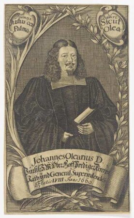 Bildnis des Johannes Olearius