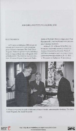 Kronika Instytutu za rok 2002
