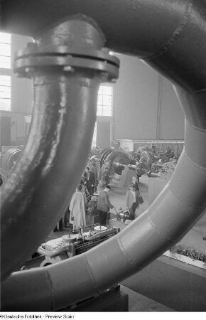 Energietechnische Exponate der Leipziger Herbstmesse 1954