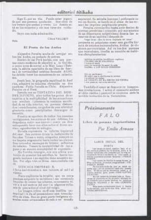 El poeta de los Andes