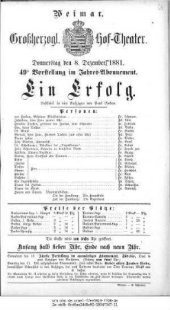 Ein Erfolg