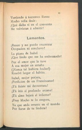 Lamentos.
