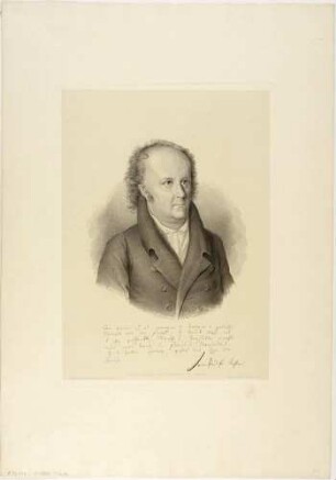 Bildnis des Dichters Johann Paul Friedrich Richter (Jean Paul), Brustbild nach rechts