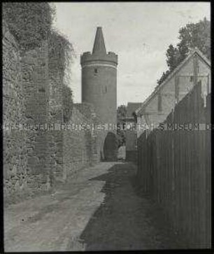 Stadtmauer mit Turm in Bernau