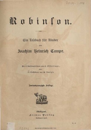 Robinson : Ein Lesebuch für Kinder