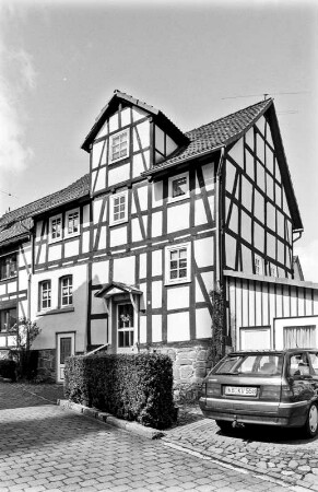 Wohnhaus (Wohnhaus, Fachwerk); Gemünden, Katzbachstraße 10