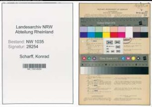 Entnazifizierung Konrad Scharff , geb. 22.07.1899 (Hauer)