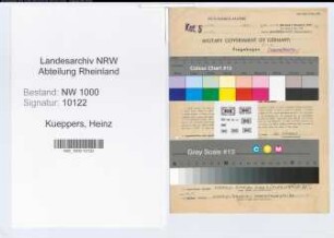 Entnazifizierung Heinz Kueppers, geb. 07.09.1913 (Regierungsangest.)