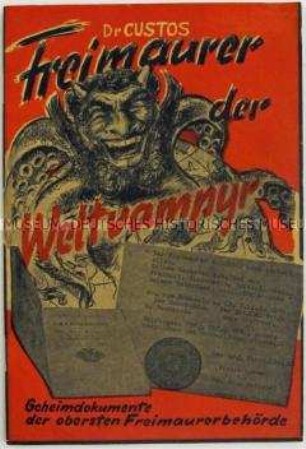 Antisemitische Hetzschrift gegen die Freimaurer