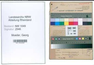 Entnazifizierung Georg Moeder , geb. 28.05.1896 (Kaufmann)