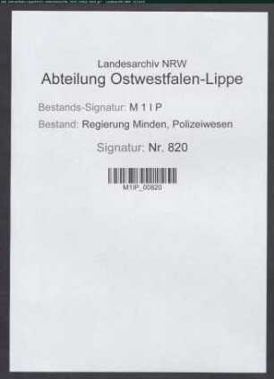 Vorschriften für die Errichtung von Gebäuden, Allgemeines, Band 5