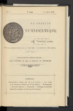 N° 7. 1er Avril 1898