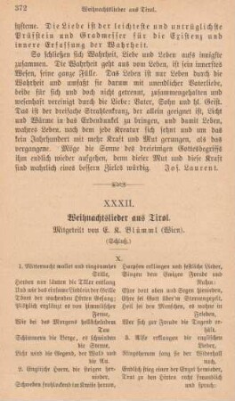 372-386 Weihnachtslieder aus Tirol : Schluß