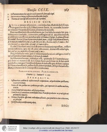 Decisio CCIX