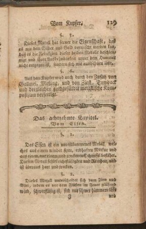 Das achtzehnte Kapitel. Vom Eisen