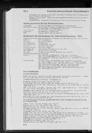 Regionales Rechenzentrum der Universität Hamburg - RRZ