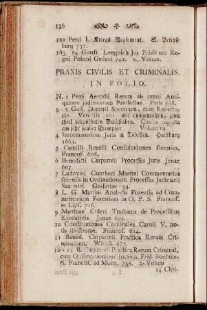 Praxis civilis et criminalis.