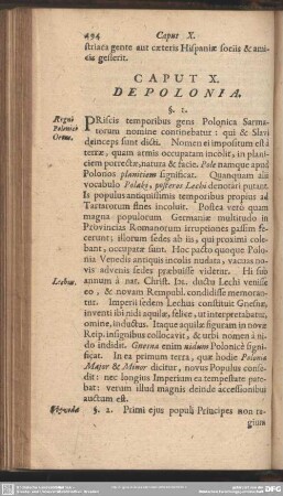 Caput X. De Polonia