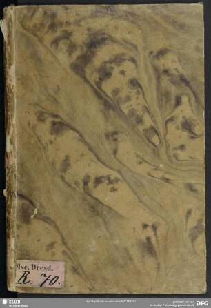 Elogium historicum ducis Burgundiae; nebst drei anonymen Gedichten - Mscr.Dresd.R.70