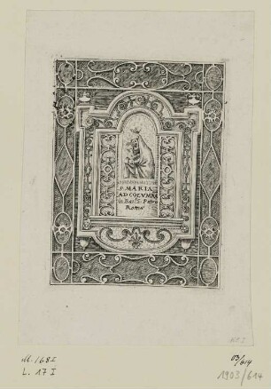 S. Maria ad columna, Blatt 1 der Folge "Gemälde von Rom"