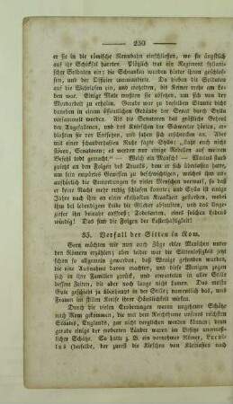 35. Verfall der Sitten in Rom
