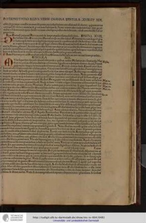 Epistola XVIII.