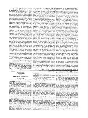 Feuilleton : der Herr Kandidat