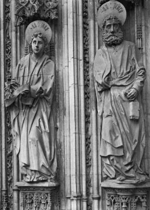 Evangelist Johannes und Apostel Petrus
