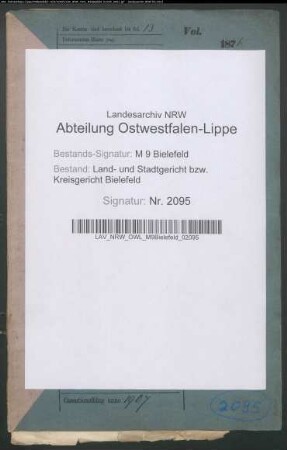 Mündel: Miller, Anna Auguste; Mündel: Miller, Friedrich Wilhelm August; Mündel: Miller, Johanne Alwine Emma: